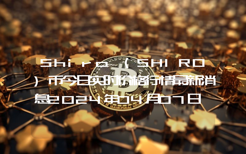 Shiro (SHIRO)币今日实时价格行情最新消息2024年04月07日