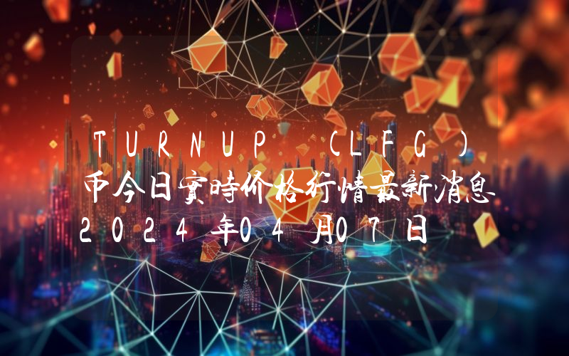 TURNUP (LFG)币今日实时价格行情最新消息2024年04月07日
