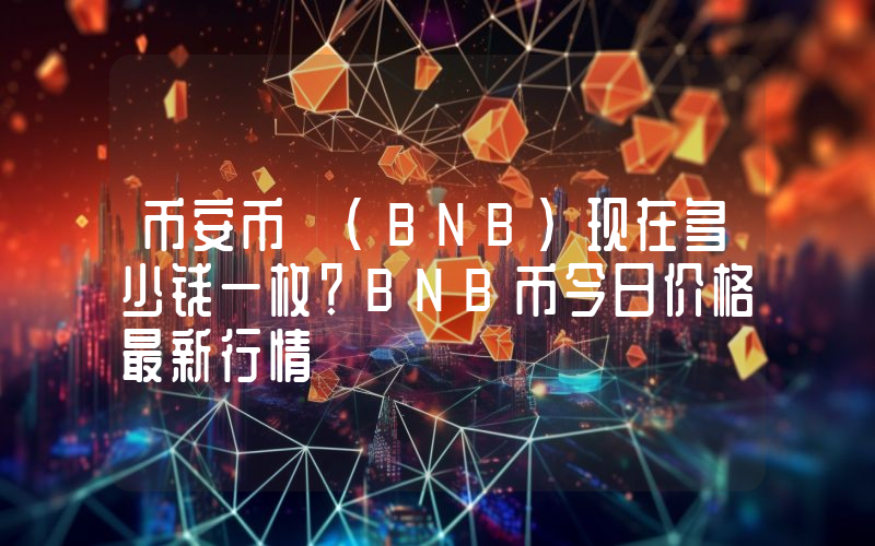 币安币 (BNB)现在多少钱一枚？BNB币今日价格最新行情