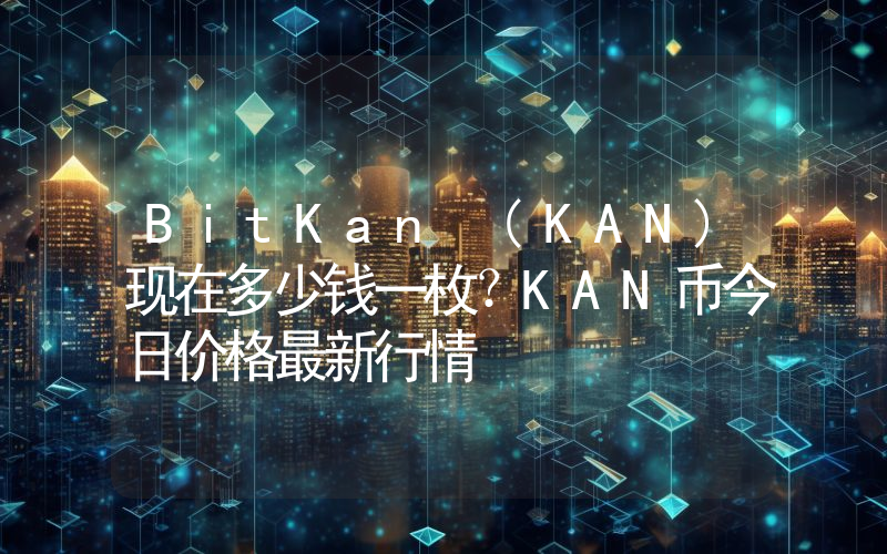 BitKan (KAN)现在多少钱一枚？KAN币今日价格最新行情