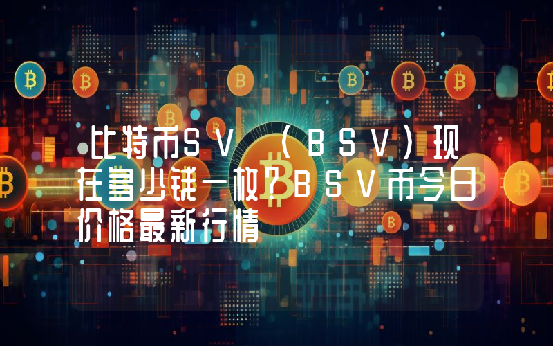 比特币SV (BSV)现在多少钱一枚？BSV币今日价格最新行情