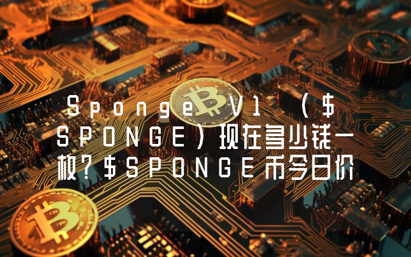 Sponge V1 ($SPONGE)现在多少钱一枚？$SPONGE币今日价格最新行情