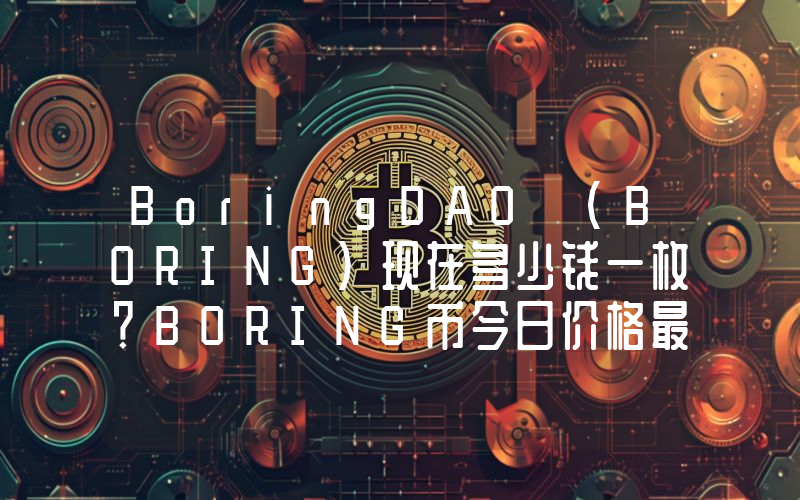 BoringDAO (BORING)现在多少钱一枚？BORING币今日价格最新行情