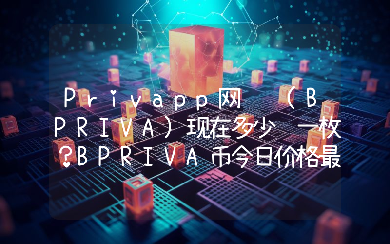 Privapp网络 (BPRIVA)现在多少钱一枚？BPRIVA币今日价格最新行情