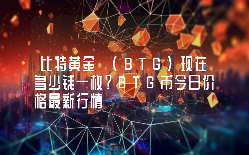 比特黄金 (BTG)现在多少钱一枚？BTG币今日价格最新行情