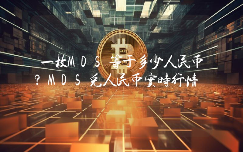 一枚MDS等于多少人民币?MDS兑人民币实时行情
