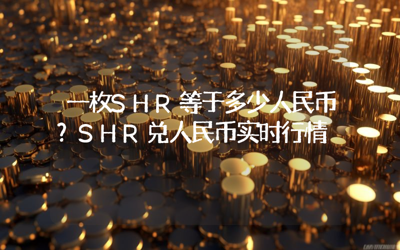 一枚SHR等于多少人民币?SHR兑人民币实时行情