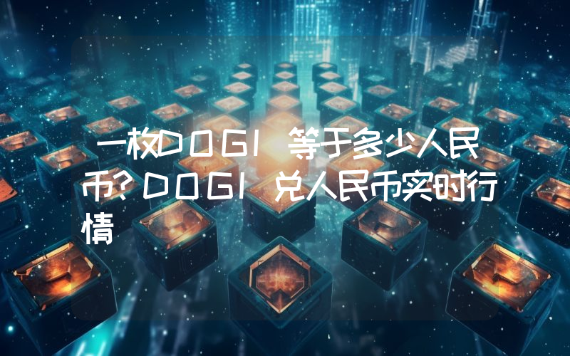 一枚DOGI等于多少人民币?DOGI兑人民币实时行情