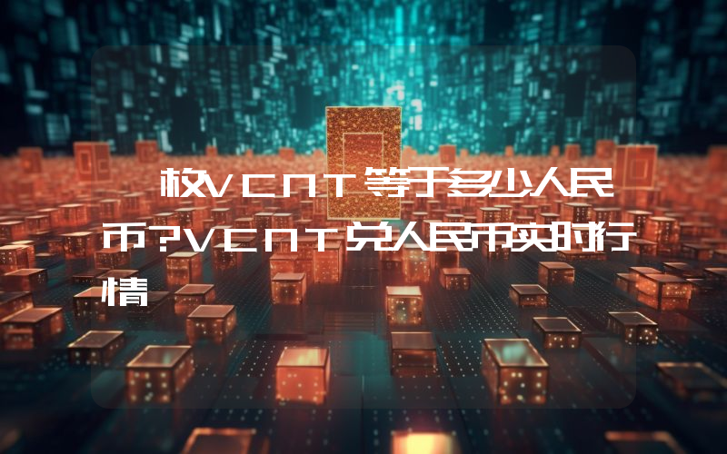 一枚VCNT等于多少人民币?VCNT兑人民币实时行情