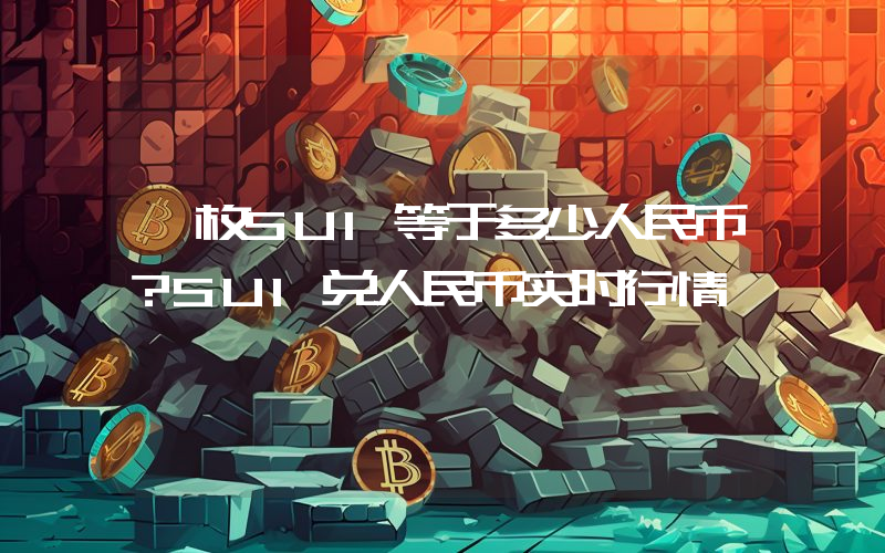一枚SUI等于多少人民币？SUI兑人民币实时行情