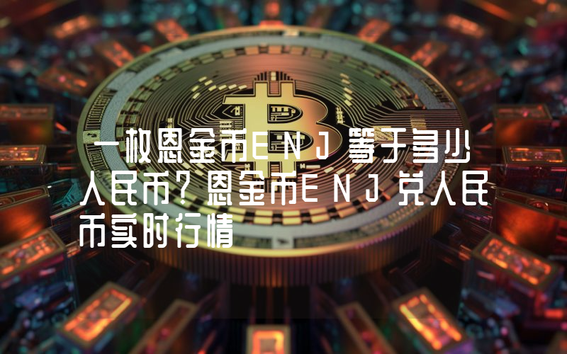 一枚恩金币ENJ等于多少人民币？恩金币ENJ兑人民币实时行情