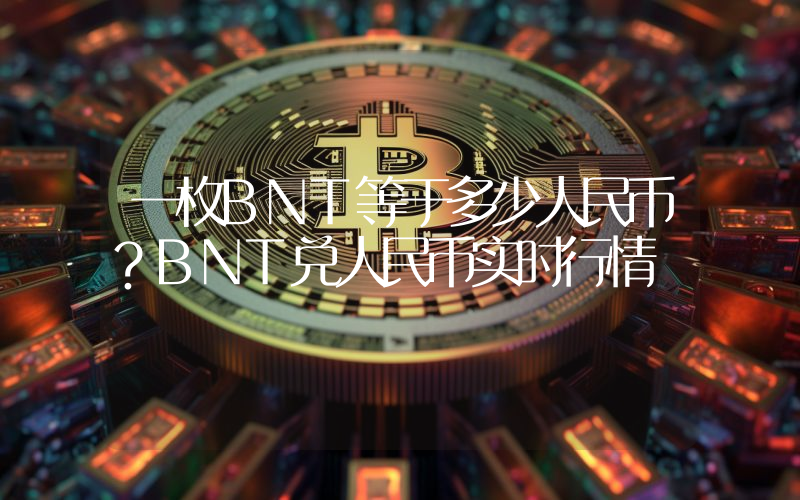 一枚BNT等于多少人民币？BNT兑人民币实时行情