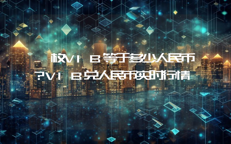 一枚VIB等于多少人民币？VIB兑人民币实时行情
