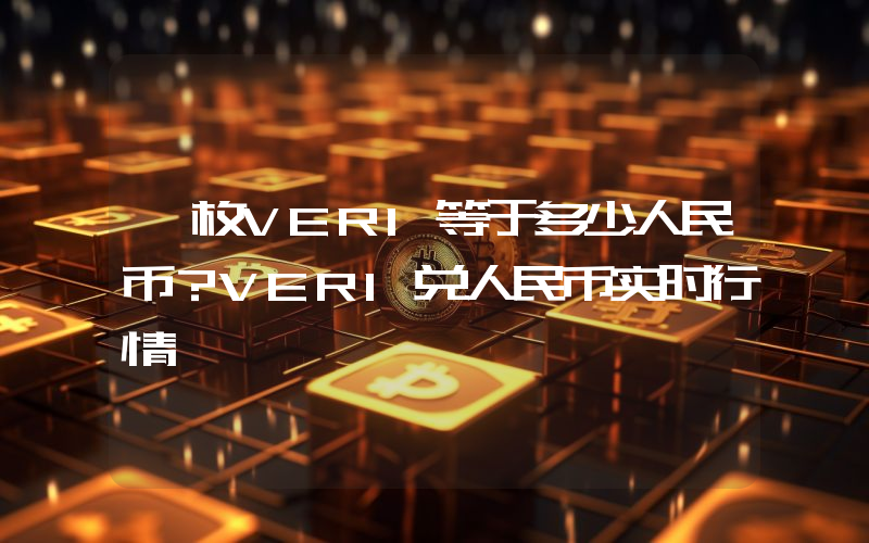 一枚VERI等于多少人民币？VERI兑人民币实时行情