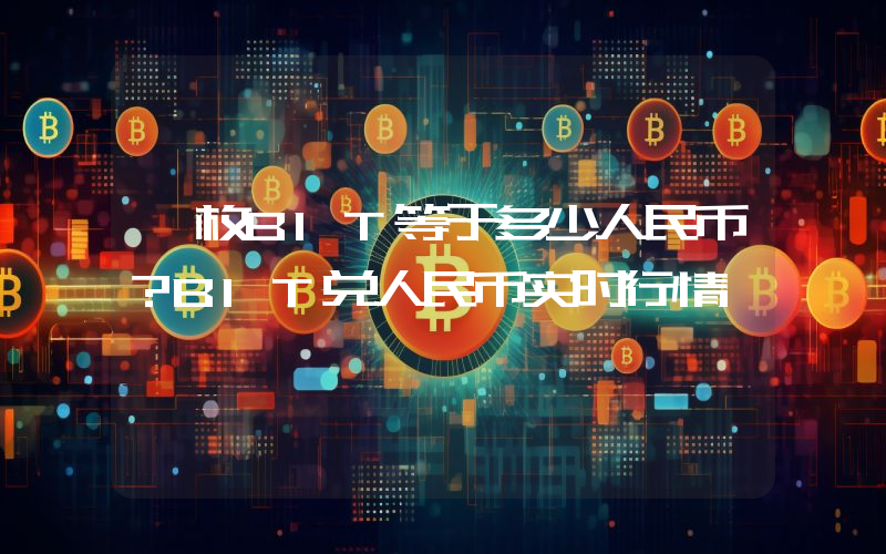 一枚BIT等于多少人民币？BIT兑人民币实时行情
