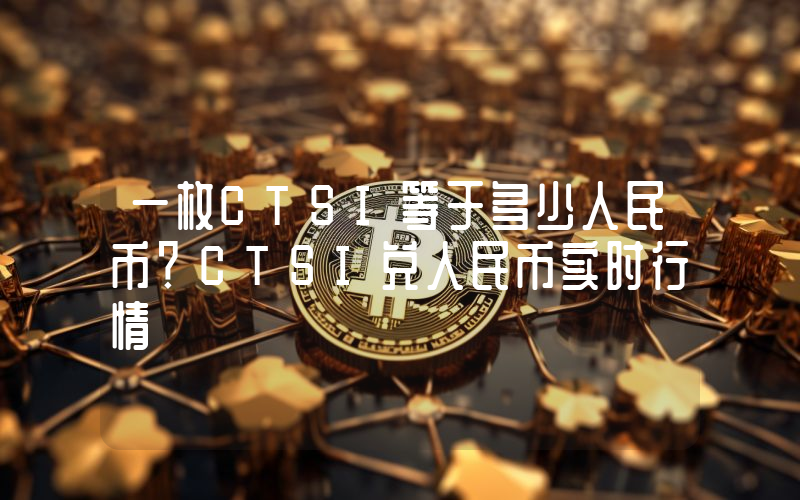 一枚CTSI等于多少人民币？CTSI兑人民币实时行情
