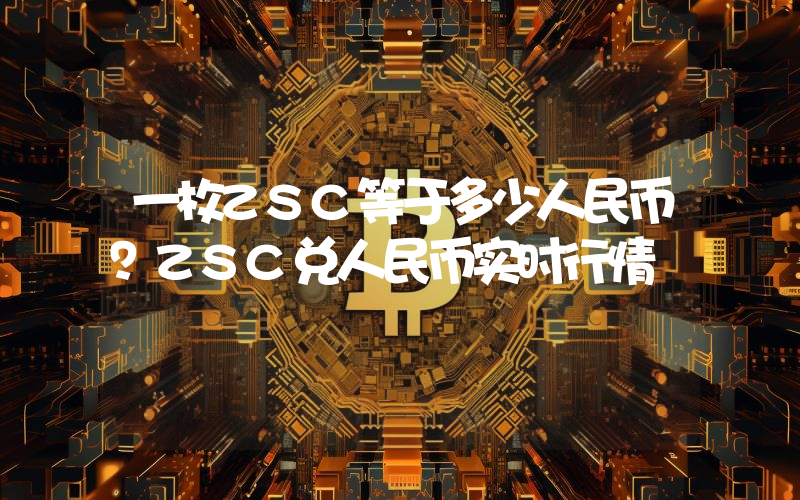一枚ZSC等于多少人民币？ZSC兑人民币实时行情