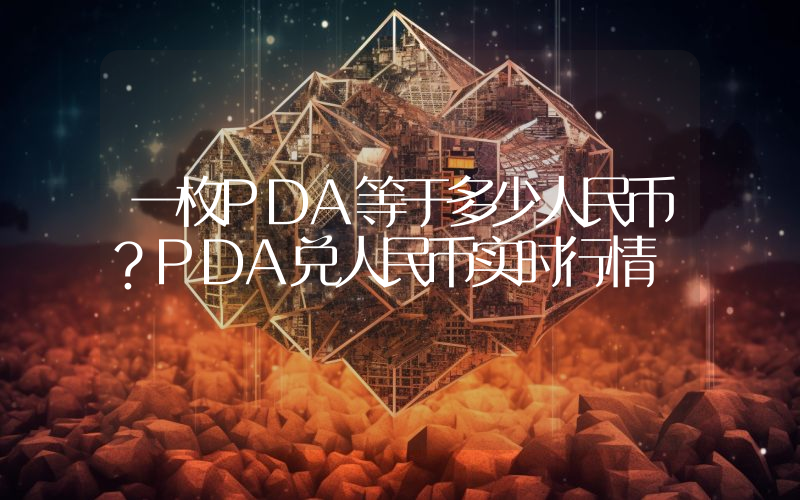 一枚PDA等于多少人民币？PDA兑人民币实时行情