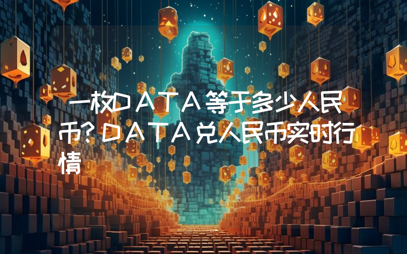 一枚DATA等于多少人民币？DATA兑人民币实时行情