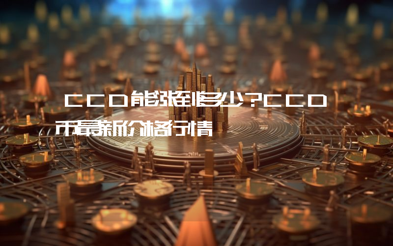 CCD能涨到多少？CCD币最新价格行情