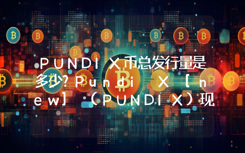 PUNDIX币总发行量是多少？Pundi X [new] (PUNDIX)现在流通量多少？