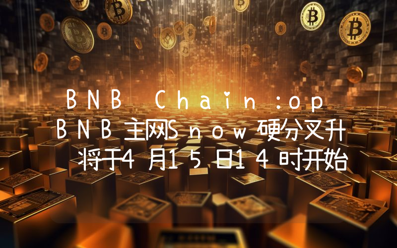 BNB Chain:opBNB主网Snow硬分叉升级将于4月15日14时开始
