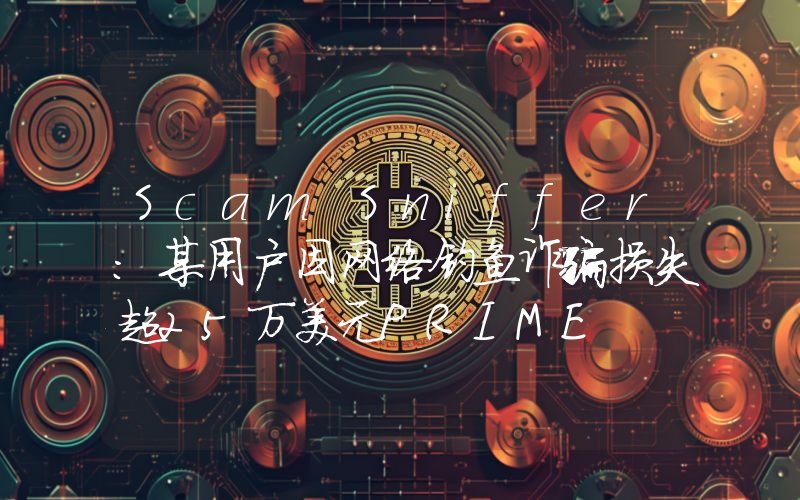Scam Sniffer:某用户因网络钓鱼诈骗损失超25万美元PRIME