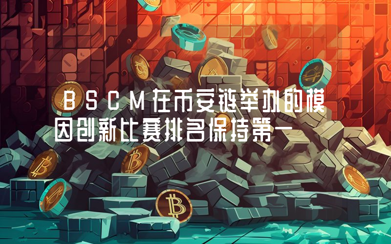 BSCM在币安链举办的模因创新比赛排名保持第一