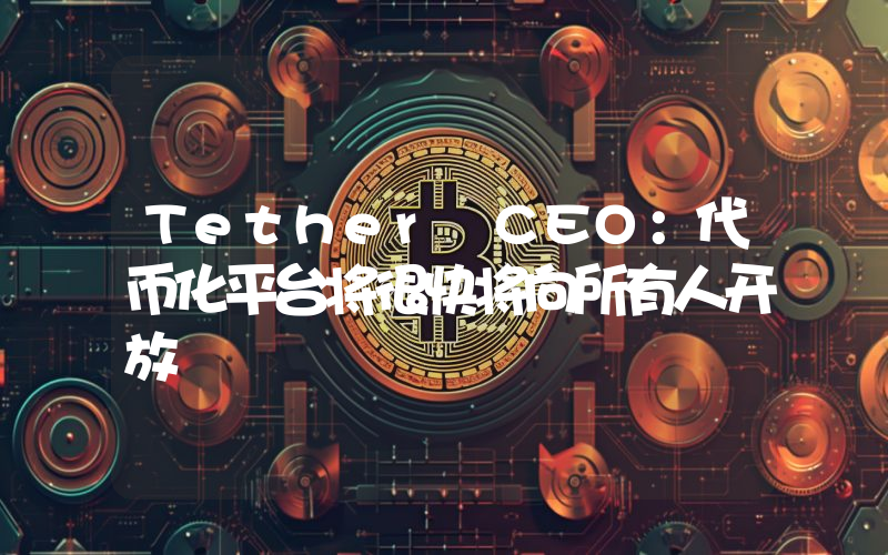 Tether CEO:代币化平台将很快将向所有人开放