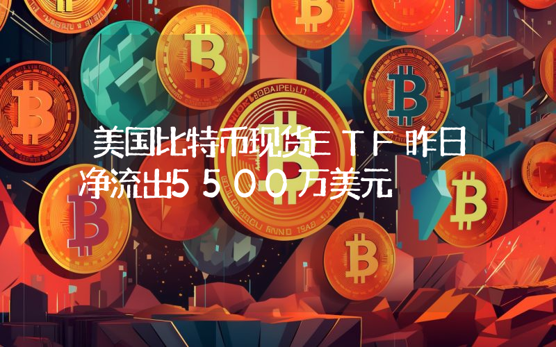 美国比特币现货ETF昨日净流出5500万美元