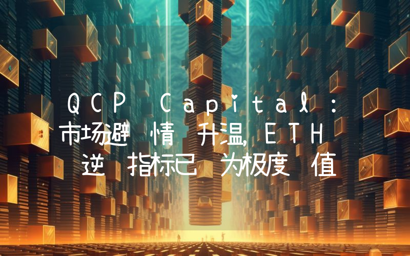 QCP Capital:市场避险情绪升温,ETH风险逆转指标已转为极度负值