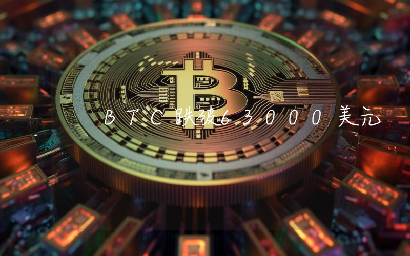 BTC跌破63000美元