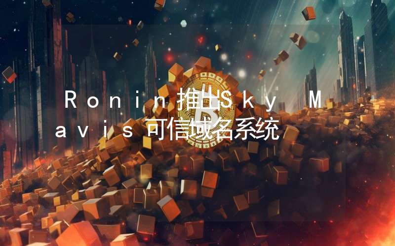 Ronin推出Sky Mavis可信域名系统