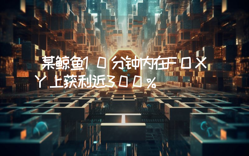 某鲸鱼10分钟内在FOXY上获利近300%