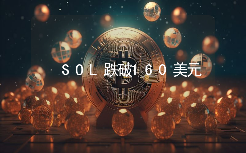 SOL跌破160美元