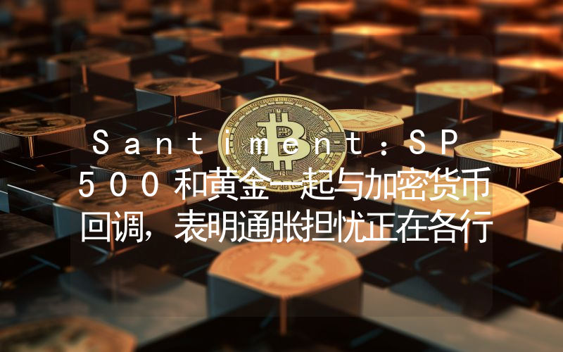 Santiment:SP500和黄金一起与加密货币回调,表明通胀担忧正在各行各业显露