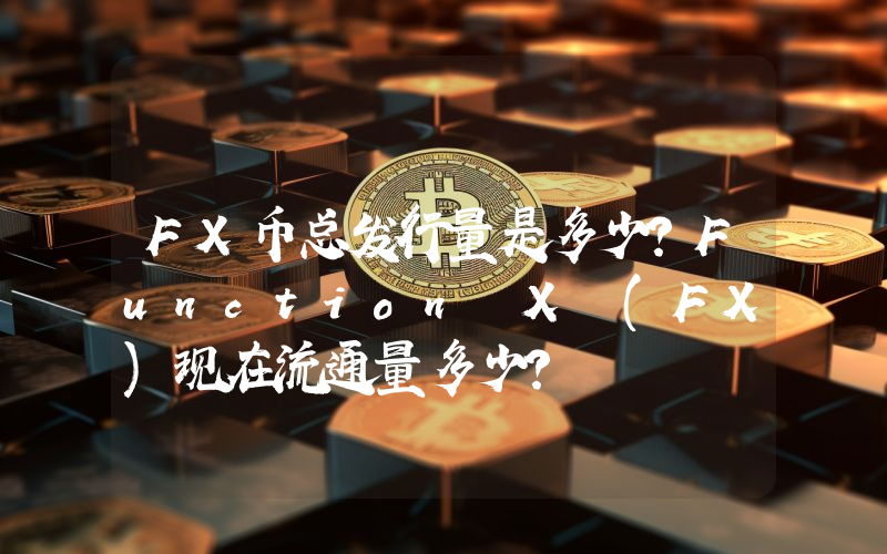 FX币总发行量是多少？Function X (FX)现在流通量多少？