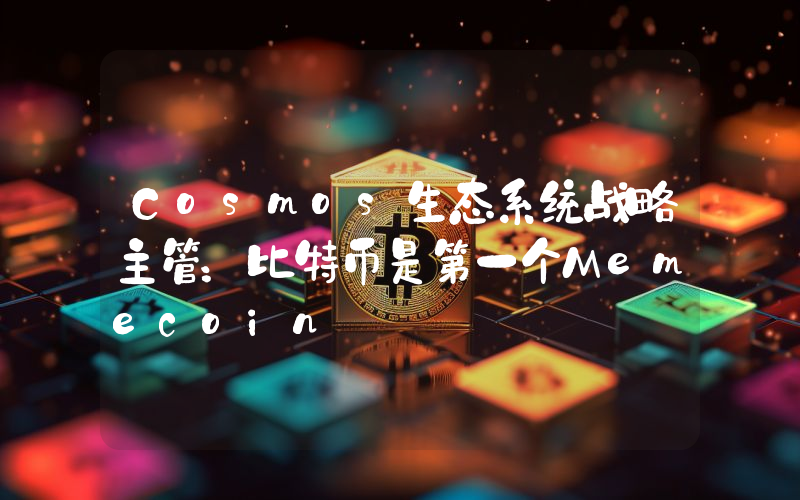 Cosmos生态系统战略主管:比特币是第一个Memecoin