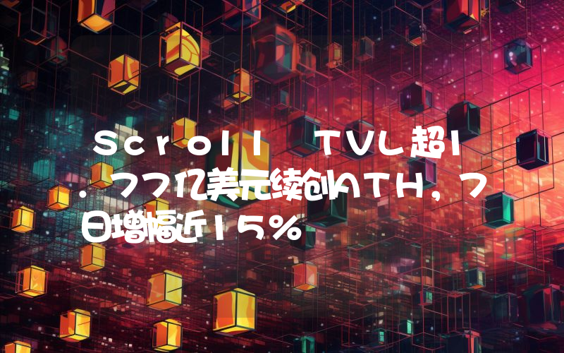 Scroll TVL超1.77亿美元续创ATH,7日增幅近15%