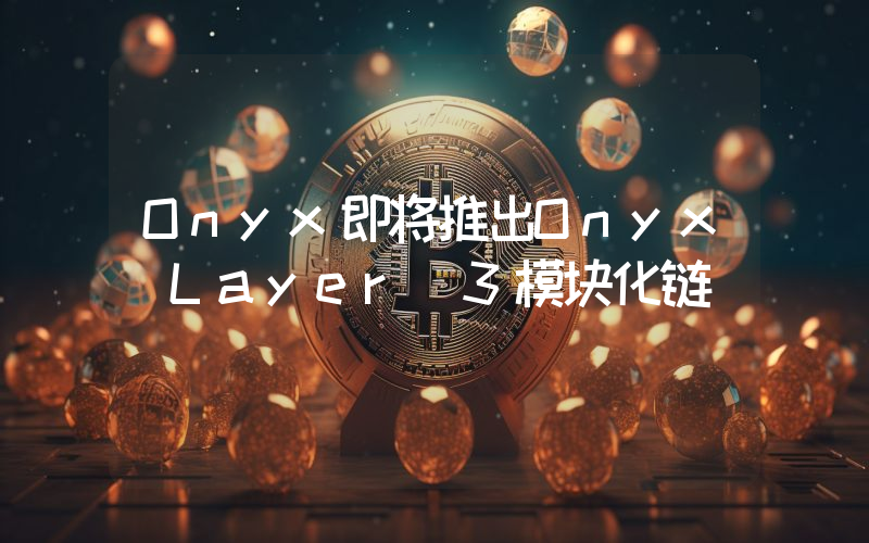 Onyx即将推出Onyx Layer 3模块化链