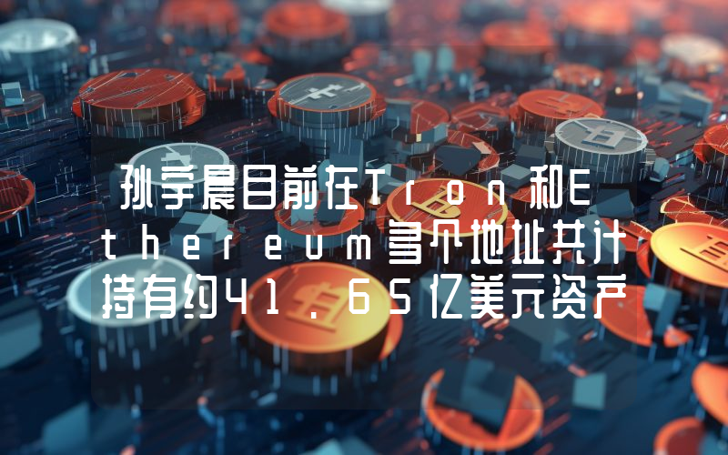 孙宇晨目前在Tron和Ethereum多个地址共计持有约41.65亿美元资产