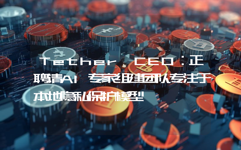 Tether CEO:正聘请AI专家组建团队专注于本地隐私保护模型