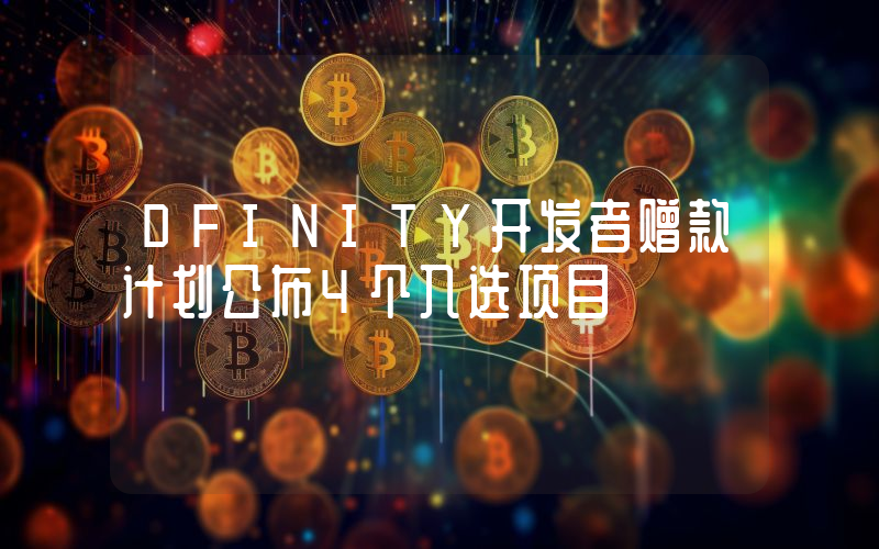 DFINITY开发者赠款计划公布4个入选项目