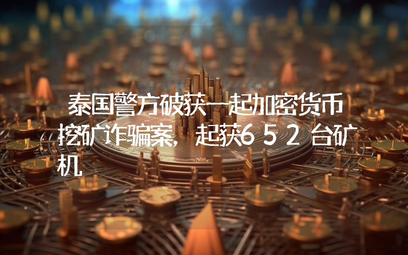 泰国警方破获一起加密货币挖矿诈骗案,起获652台矿机