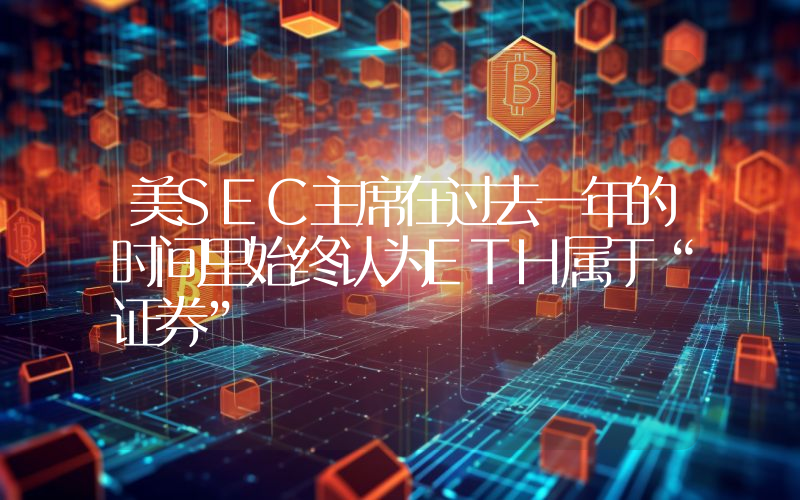 美SEC主席在过去一年的时间里始终认为ETH属于“证券”