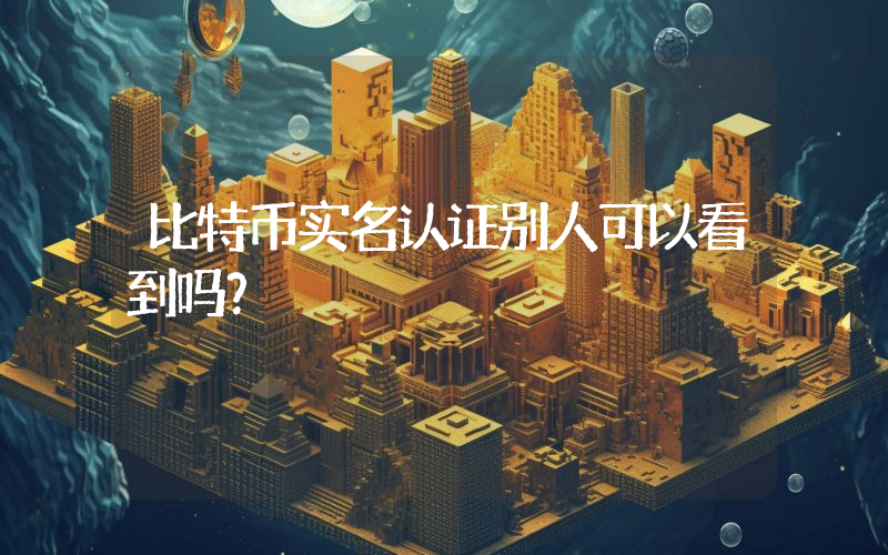 比特币实名认证别人可以看到吗？