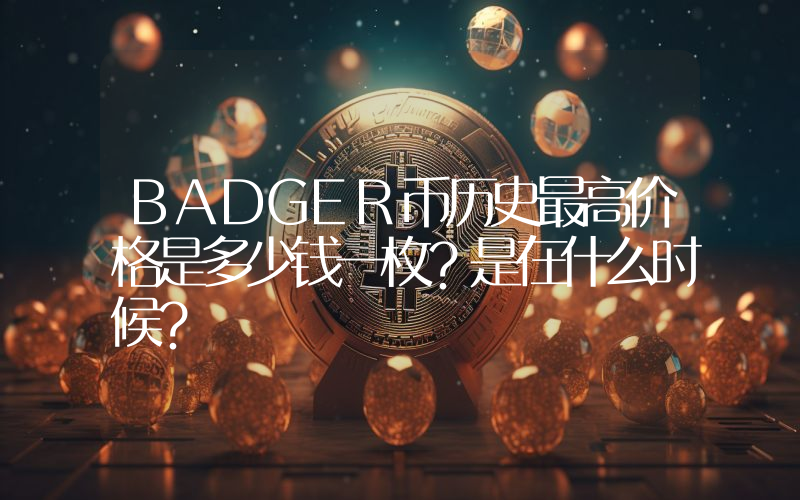BADGER币历史最高价格是多少钱一枚？是在什么时候？