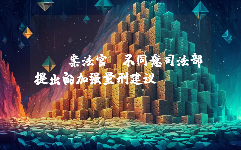 CZ案法官:不同意司法部提出的加强量刑建议