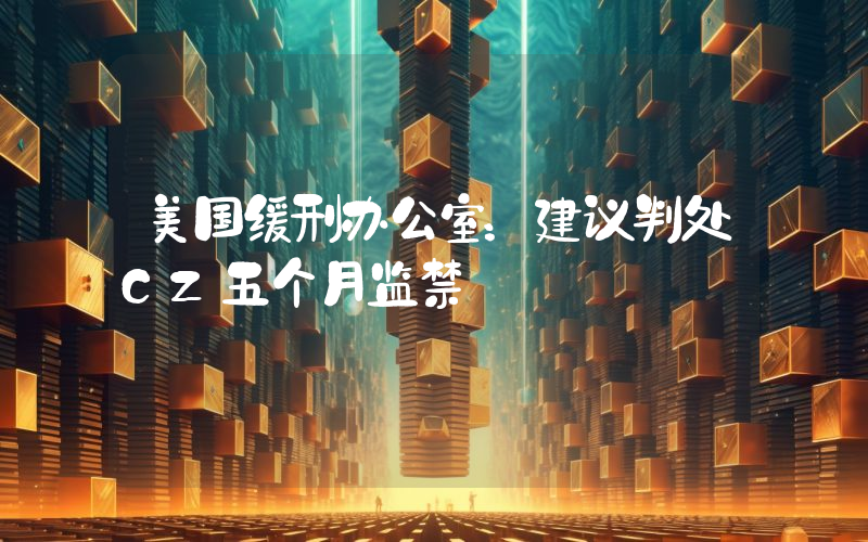 美国缓刑办公室:建议判处CZ五个月监禁