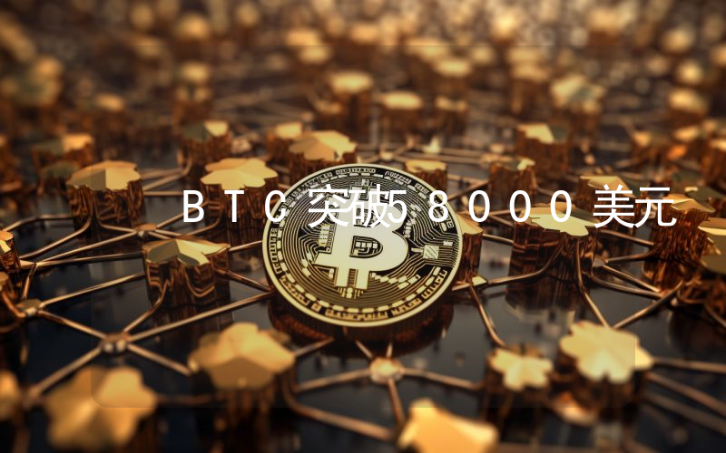 BTC突破58000美元